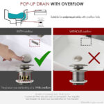 STYLISH D-701B2 Pop-Up Bathroom Sink Drains Set - Image 4