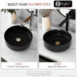STYLISH D-702C2 Pop-Up Bathroom Sink Drains Set - Image 12
