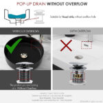STYLISH D-702C2 Pop-Up Bathroom Sink Drains Set - Image 3