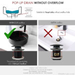 STYLISH D-702N2 Pop-Up Bathroom Sink Drains Set - Image 6