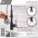 STYLISH K-107N OPEN BOX Pull Down Kitchen Faucet - Image 6