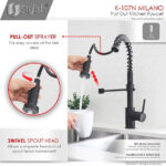 STYLISH K-107N OPEN BOX Pull Down Kitchen Faucet - Image 8