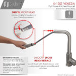STYLISH K130SS01S MODENA Kitchen Faucet & Soap Dispenser - Image 3