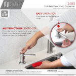 STYLISH K130SS01S MODENA Kitchen Faucet & Soap Dispenser - Image 8
