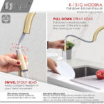 STYLISH K131GK142G MODENA Kitchen Faucet & Water Tap - Image 4