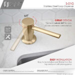 STYLISH K131GS01G MODENA Kitchen Faucet & Soap Dispenser - Image 3