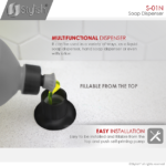 STYLISH K131NS01N MODENA Kitchen Faucet & Soap Dispenser - Image 3