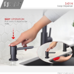 STYLISH K131NS01N MODENA Kitchen Faucet & Soap Dispenser - Image 8