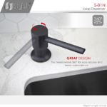 STYLISH K131NS01N MODENA Kitchen Faucet & Soap Dispenser - Image 9