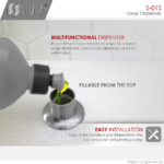 STYLISH K131S01S MODENA Kitchen Faucet & Soap Dispenser - Image 8