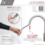 STYLISH K131S01S MODENA Kitchen Faucet & Soap Dispenser - Image 7