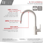 STYLISH K131S01S MODENA Kitchen Faucet & Soap Dispenser - Image 12