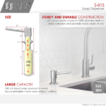 STYLISH K131S01S MODENA Kitchen Faucet & Soap Dispenser - Image 13