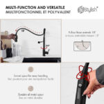 STYLISH MILANO K-107NR Single Handle Kitchen Faucet - Image 11