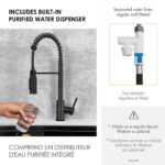 STYLISH MILANO K-107NR Single Handle Kitchen Faucet - Image 10