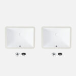 STYLISH P-201-2 TRENDY 18-inch Undermount Bathroom Sink