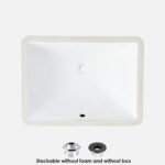 STYLISH P-201U TRENDY 18-inch Undermount Bathroom Sink