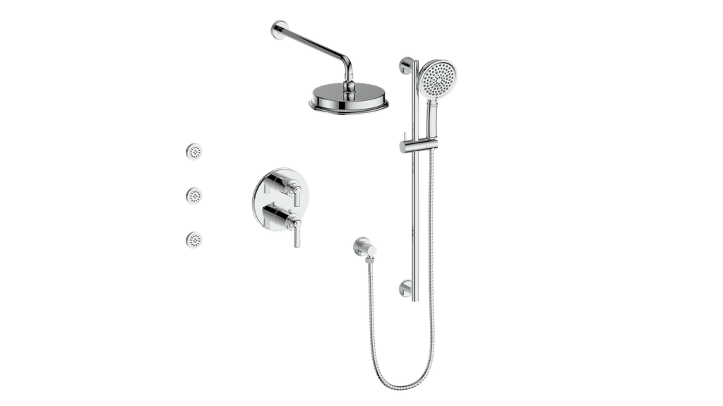 VOGT SET.ZX.320.810 ZEHN 3-WAY SHOWER KIT