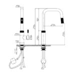 Aquaflo KFW16 Winkel Pull-Down Kitchen Faucet