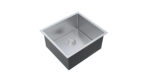 Aquaflo KSE2118S Essence 21" crafted Single Bowl Bar Sink with Basket Strainer