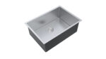 Aquaflo KSE3019 Essence 30" Handcrafted Single Bowl Kitchen Sink with Basket Strainer