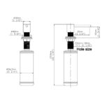 Aquaflo SDL01 Luna Soap Dispenser