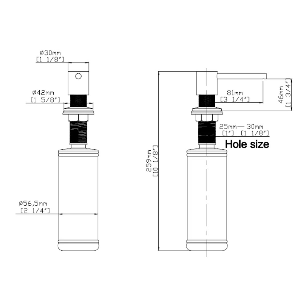 Aquaflo SDL01 Luna Soap Dispenser (2) Aquaflo SDL01 Luna Soap Dispenser