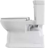 TOTO SOIREE 1PC Cotton Elongated WaterSense/cCPU Listed 1.28 Gallons per Minute Left Front - Image 2