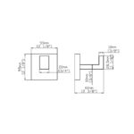 aquaflo-rhk01-kent-robe-hook