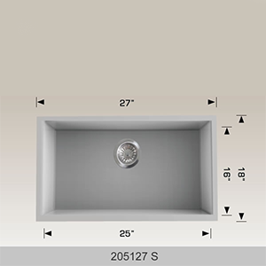 BOSCO 205127S Granite Series 27″ Kitchen Sink