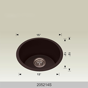 BOSCO 205214S Universal Design Series 14" Kitchen Sinks