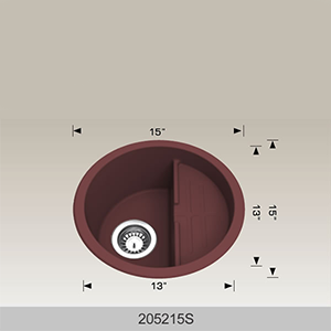 BOSCO 205215S Universal Design Series 15" Kitchen Sinks