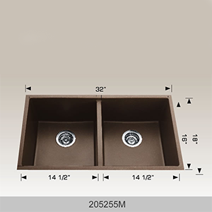 BOSCO 205255M Granite Series 32″ Kitchen Sink