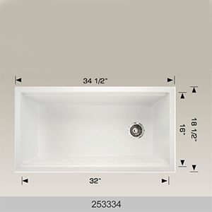 BOSCO 253334 Granite Series 34" Kitchen Sinks