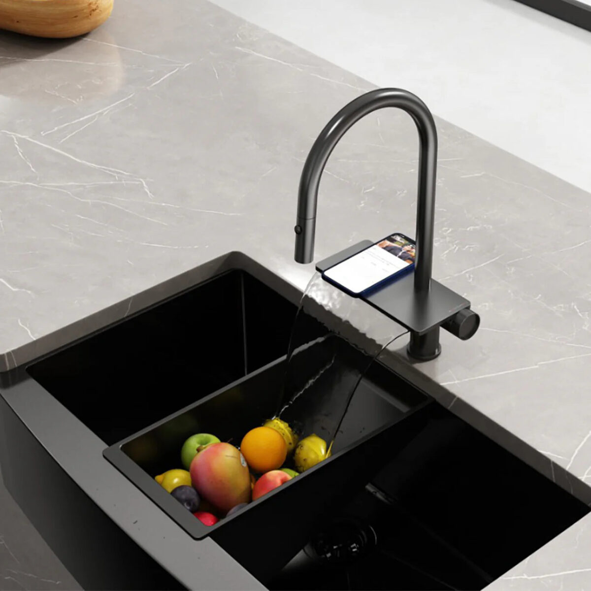 KODAEN F27114 Single Handle Pull-down Kitchen Faucet - Image 1