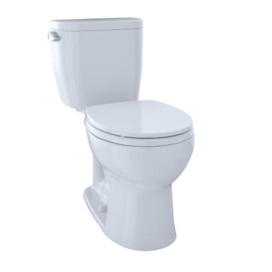Toto CST243EF#01 – Entrada™ Close Coupled Round Toilet 1.28 GPF