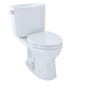 Toto CST453CEFG#01 – Drake® II Two-Piece Toilet, Round Bowl, 1.28 GPF