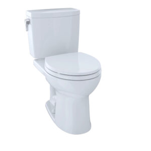 Toto CST453CUFG#01 – Drake® II Two-Piece Toilet, Round Bowl, 1.0 GPF