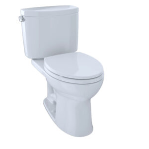 Toto CST454CEFG#01 – Drake® II Two-Piece Toilet, 1.28 GPF, Elongated Bowl