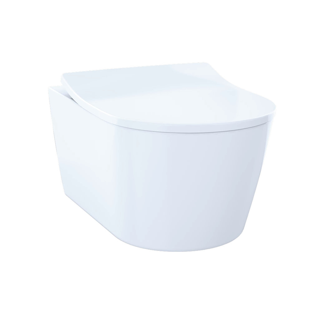 CWT427227CMFG#WH Toto CWT427227CMFG#MS – RP Compact Wall-Hung Toilet & In-Wall Tank System – 1.28/0.9 GPF - Image 1