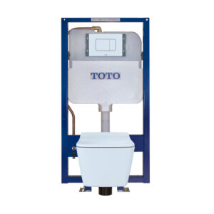 Toto CWT449249CMFG#WH – SP Wall-Hung Toilet & In-Wall Tank System - 1.28/0.9 GPF