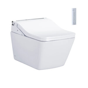 Toto CWT4494549CMFGA#MS – SP WASHLET®+ SW Wall-Hung Toilet - 1.28 GPF & 0.9 GPF - Auto Flush