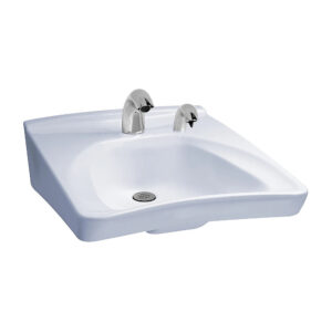 Toto LT308A#01 – Commercial Wall-Mount Lavatory for Wheelchair Users with Soap Dispenser Hole