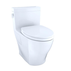 Toto MS624124CEFG#01 – Legato™ One-Piece Toilet, 1.28 GPF, Elongated Bowl - WASHLET®+ Connection