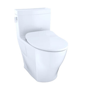 Toto MS624234CEFG#01 – Legato™ One-Piece Toilet, 1.28 GPF, Elongated Bowl - WASHLET®+ Connection - Slim Seat