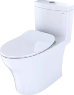 Toto MS646234CEMFG#01 – Aquia® IV One-Piece Toilet, 1.28 GPF & 0.8 GPF, Elongated Bowl – WASHLET+ Connection – Slim Seat - Image 3
