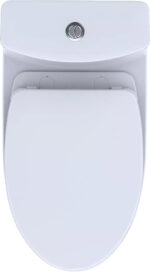 Toto MS646234CEMFGN#01 – Aquia® IV One-Piece Toilet - 1.28 & 0.9 GPF, Elongated Bowl - WASHLET+ Connection Slim Seat - Image 2
