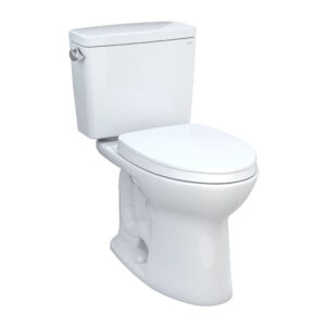 Toto MS776124CSFG#01 – Drake Two-piece Toilet, 1.6 GPF, Elongated Bowl - Universal Height