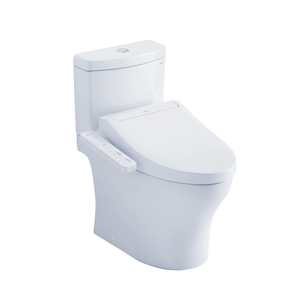 MW4463074CEMFGN#01 toto-mw4463074cemfgn01-aquia-iv-washlet-c2-twopiece-toilet-128-gpf-09-gpf-universal-height-new