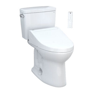 Toto MW7763084CEFG#01 – Drake Transitional WASHLET+ C5 Two-Piece Toilet